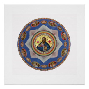orthodox icon god church religion saint poster