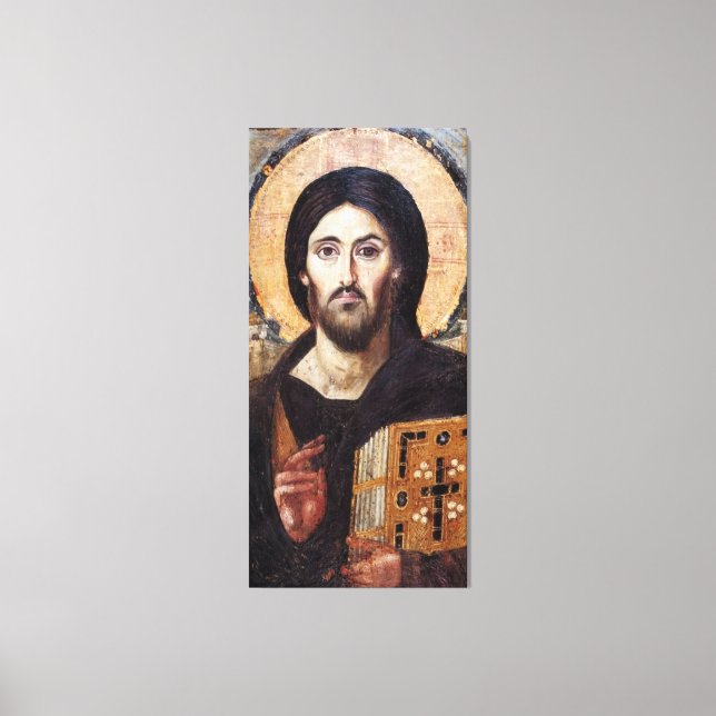 Orthodox icon of our Saviour Jesus Christ Canvas Print (Front)