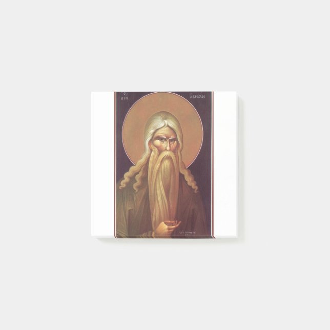 Orthodox Icon of Patriarch Abraham Post-it Notes (Front)