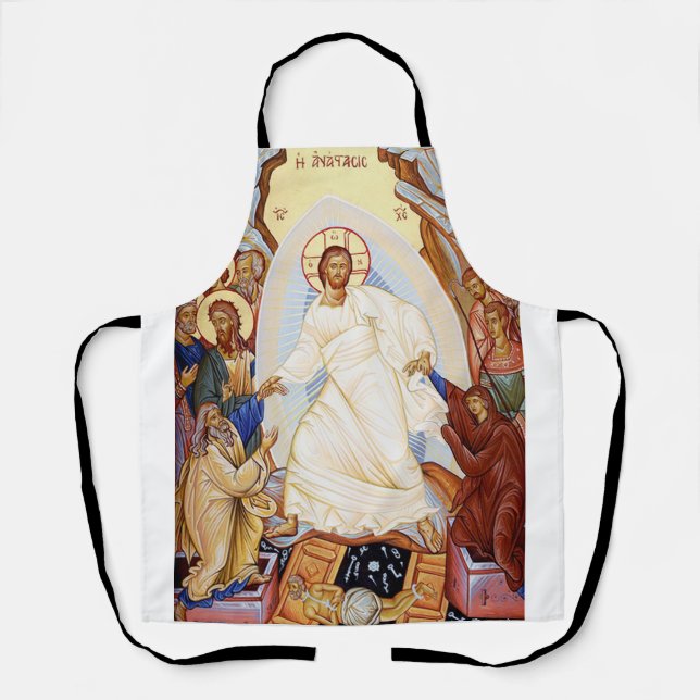 Orthodox Icon of the Anastasis Resurrection Apron (Front)
