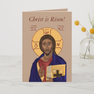 Orthodox Icon Pascha Card
