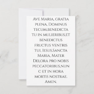 Orthodox Virgin Mary Holy Card   Ave Maria