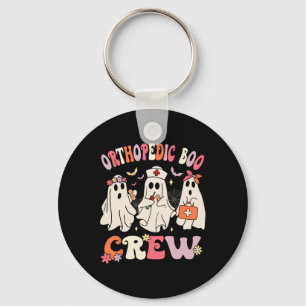 Orthopedic Boo Crew Funny Ortho Nursing Halloween Keychain
