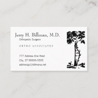 Orthopedic Crooked Tree Appointment Card