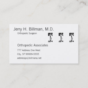 Orthopedic Crooked Tree Business Card