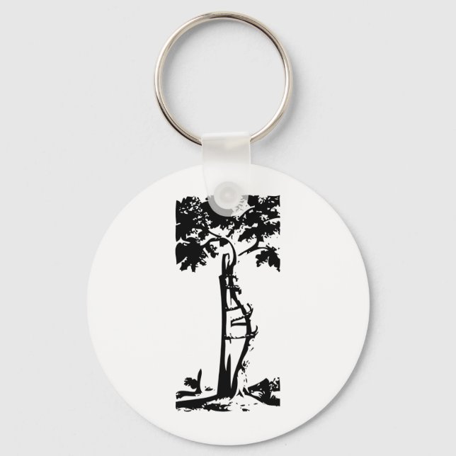 Orthopedic Crooked Tree Keychain (Front)
