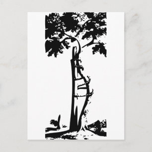 Orthopedic Crooked Tree Postcard