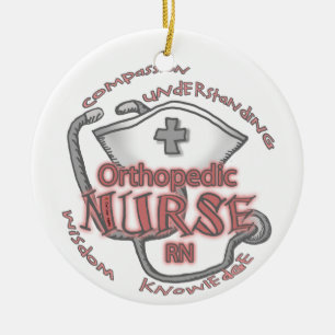 Orthopedic Nurse Axiom Ceramic Ornament