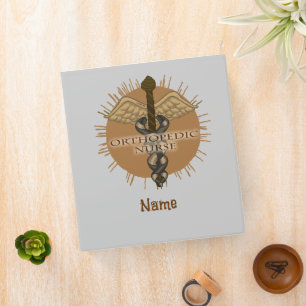 Orthopedic Nurse Caduceus Binder
