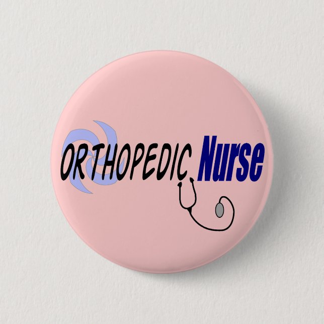 Orthopedic Nurse Gifts 2 Inch Round Button (Front)