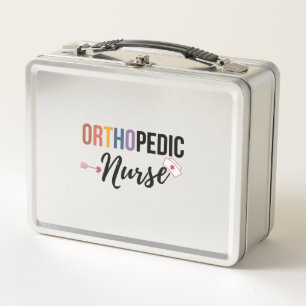 Orthopedic Nurse Metal Lunch Box
