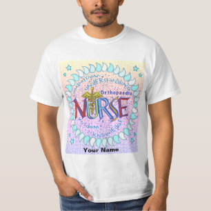 Orthopedic Nurse Motto custom nurses t-shirt