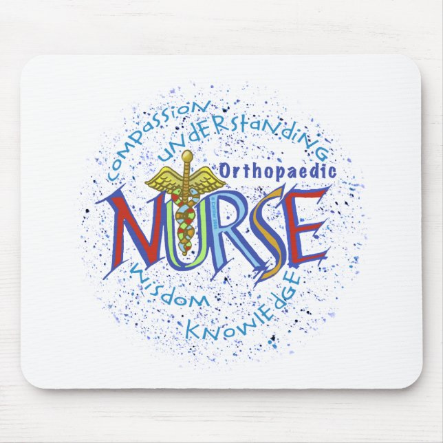 Orthopedic Nurse Motto  mousepad (Front)