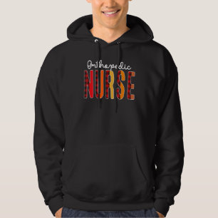 Orthopedic Nurse Plaid Red Love Heart Stethoscope  Hoodie