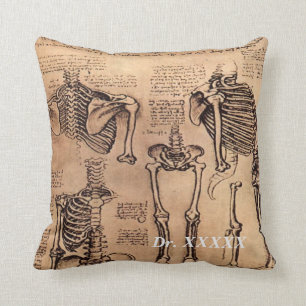 Orthopedic Physician Leonardo da Vinci Pillow