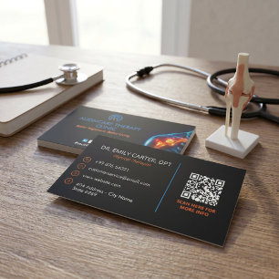Orthopedic Rehab Business   Modern Dark  Card