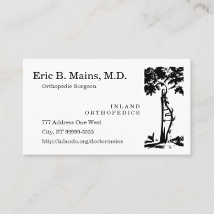 Orthopedic Surgeon Crooked Tree Business Card