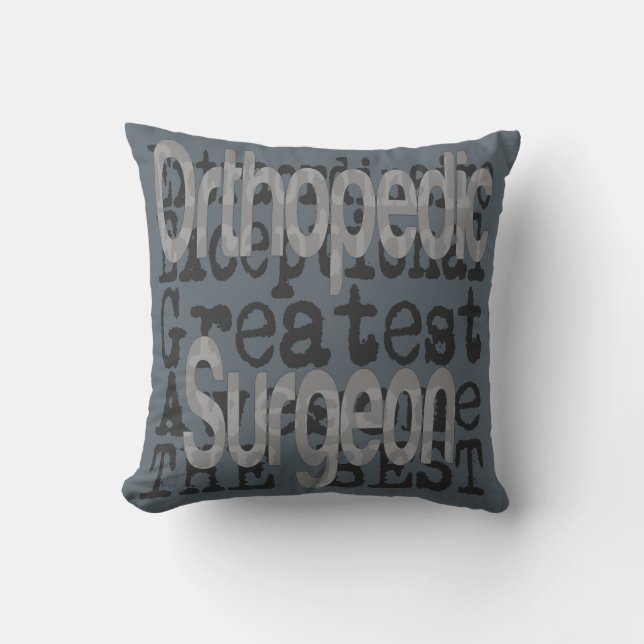 Orthopedic Surgeon Extraordinaire Throw Pillow (Front)