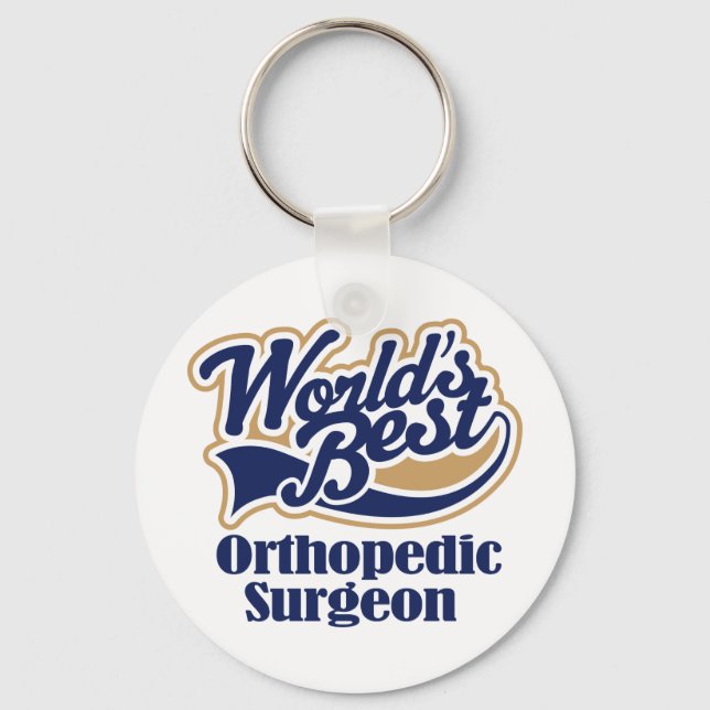 Orthopedic Surgeon Gift Keychain (Front)