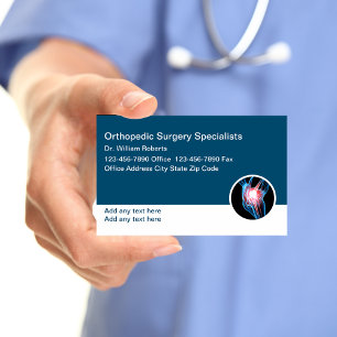Orthopedic Surgeon Surgery Business Cards