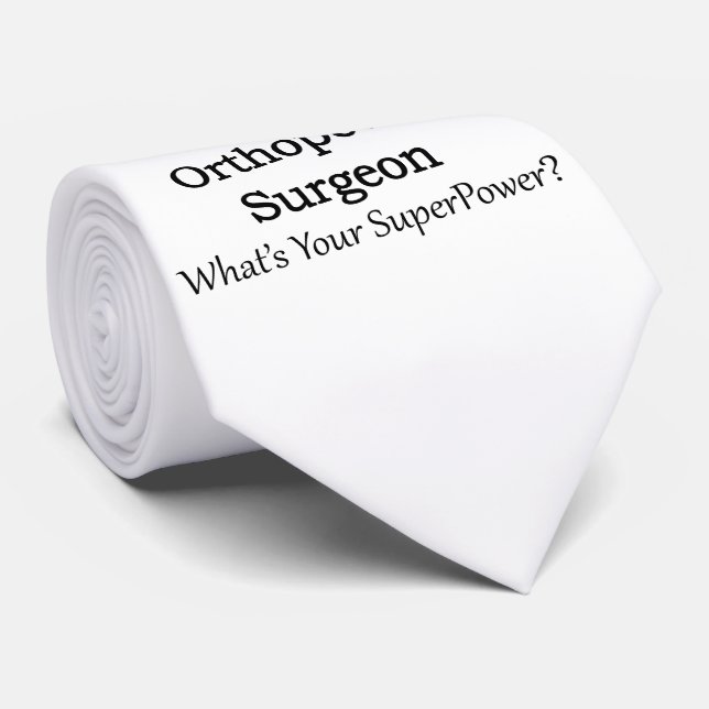 Orthopedic Surgeon Tie (Rolled)