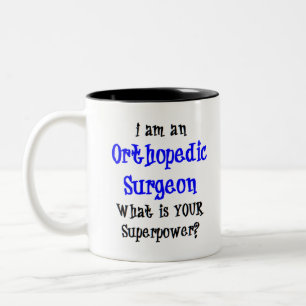 orthopedic surgeon Two-Tone coffee mug