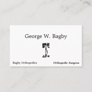 Orthopedic Surgery Crooked Tree Business Card