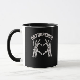 Orthopedics Skeleton Hand Heart Ortho Nurse Rn Cre Mug