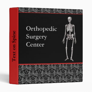 Orthopedist Notebook with Skeleton Binder