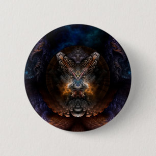 Orthricon Fractal Art 2 Inch Round Button
