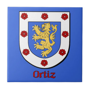Ortiz Family Shield Tile