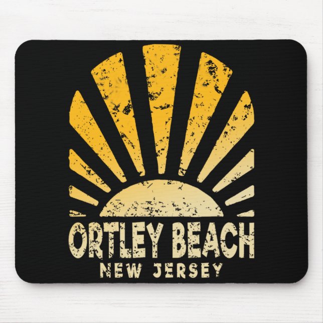 Ortley Beach Nj - Sunny Ortley Beach New Jersey  Mouse Pad (Front)