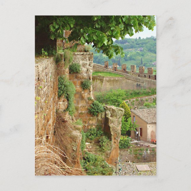 Orvieto Battlement Postcard (Front)