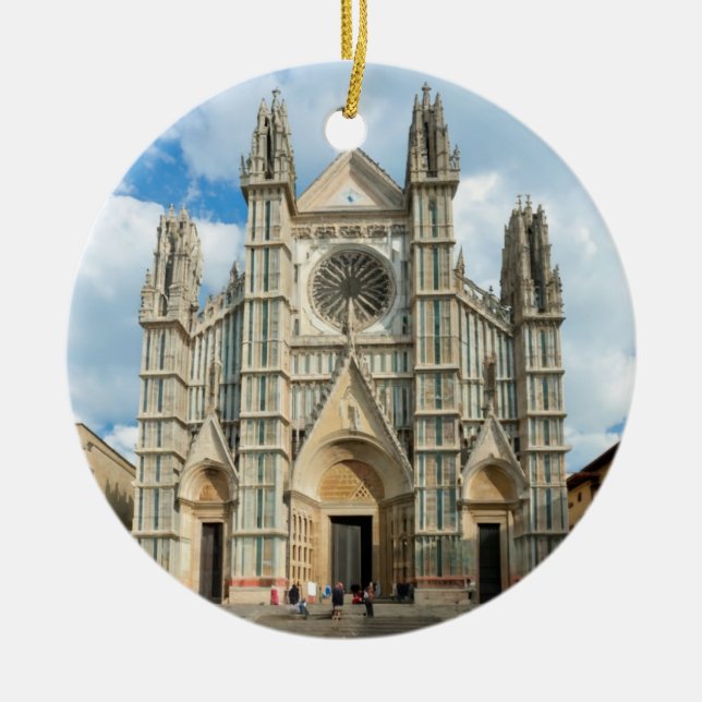  Orvieto, Italy  Ceramic Ornament (Front)