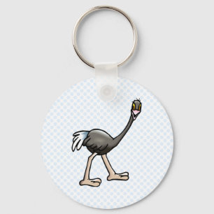 Orville Ostrich Keychain