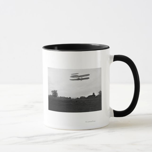 Orville Wright on Flight 41 at 60 foot high Mug (Right)