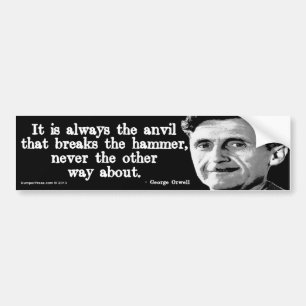 Orwell le Sticker pare-chocs Anvil