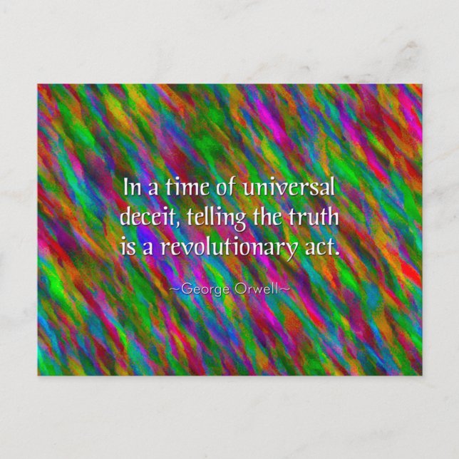 Orwellian Truth Postcard (Front)