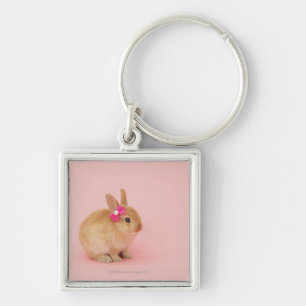 Oryctolagus cuniculus 2 keychain