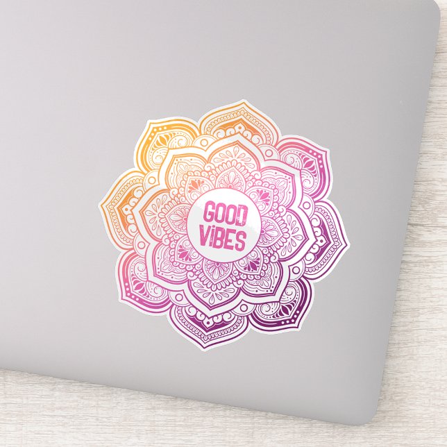 Oryn Mandala Custom-Cut Vinyl Sticker (Créateur téléchargé)
