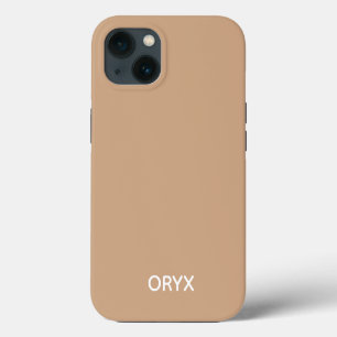Oryx brown beige color name Case-Mate iPhone case