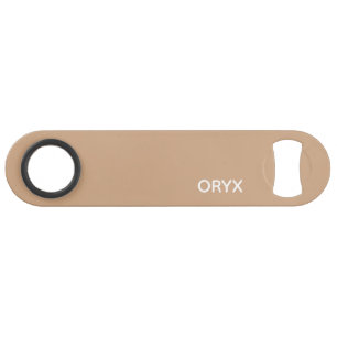 Oryx brown beige colour name bar key