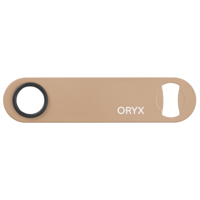 Oryx brown beige colour name bar key (Front (Horizontal))
