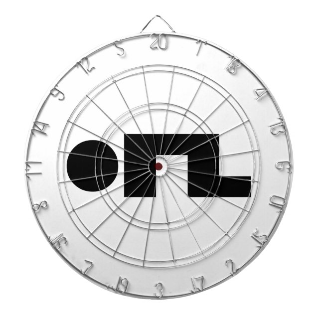ORZ Emoticon Kaomoji Emoji Dartboard (Front)