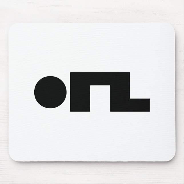 ORZ Emoticon Kaomoji Emoji Mouse Pad (Front)