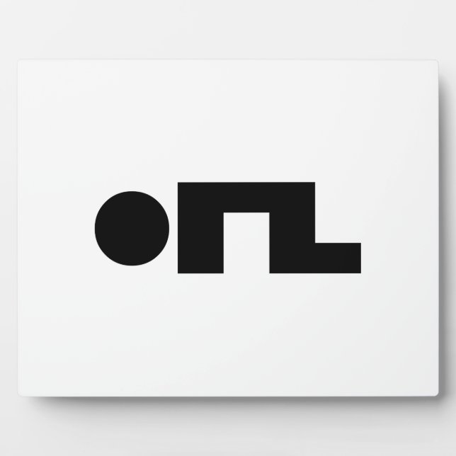 ORZ Emoticon Kaomoji Emoji Plaque (Front)