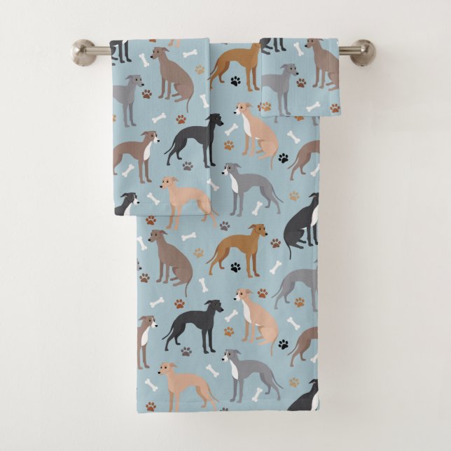 Os et pattes de chien gris italien (En situation)