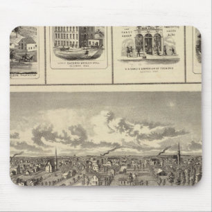 Osage Bldgs, farms, residences Mouse Pad