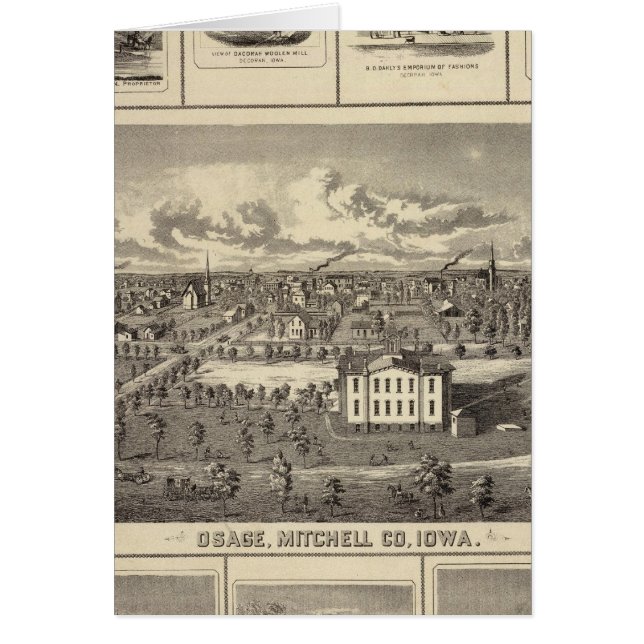 Osage Bldgs, fermes, résidences (Devant)