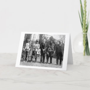 Osage Indians, 1925 Card